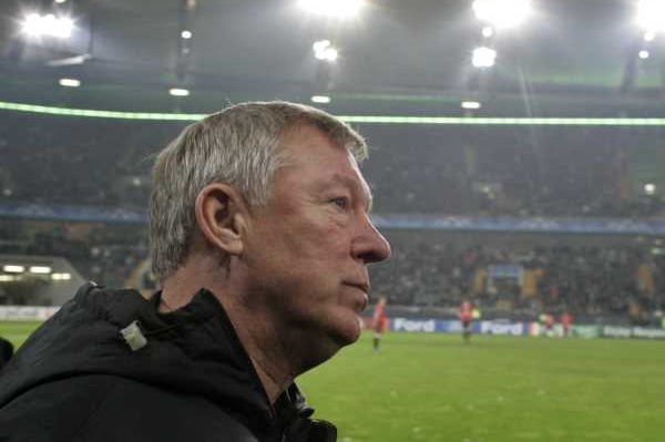 Manažer fotbalistů Manchesteru United Sir Alex Ferguson.