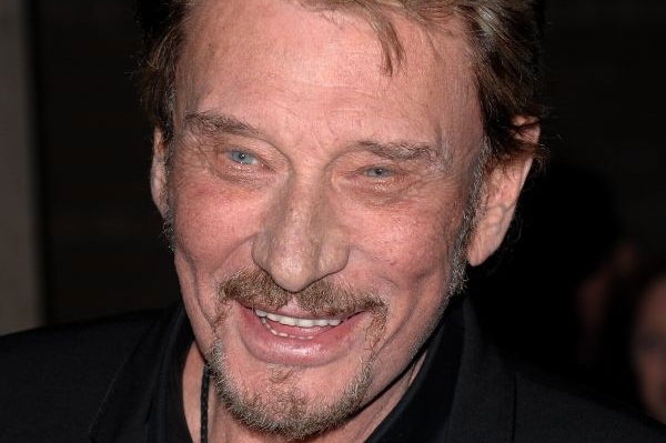 Rocker Johnny Hallyday. 