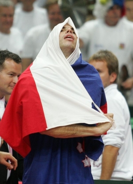 Příběh Radka Štěpánka v daviscupovém týmu je nevšední.