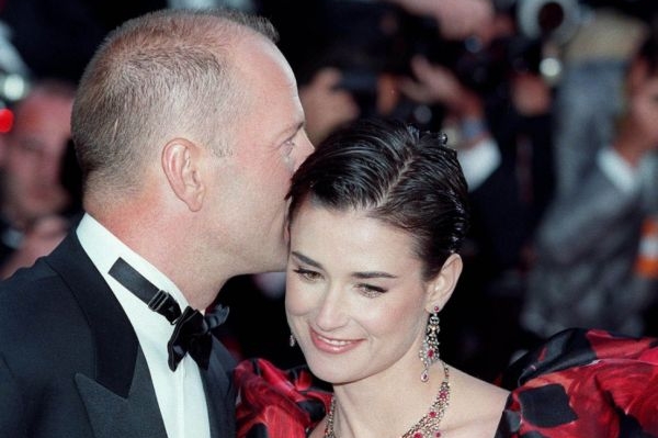 Bruce Willis s Demi Mooreovou v roce 1997.