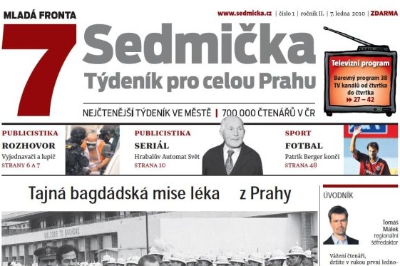 Změna pražského týdeníku není patrná na první pohled. Grafika zůstala. Změna pražského týdeníku není patrná na první pohled. Grafika zůstala.