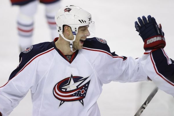 Jan Hejda v dresu Columbus.
