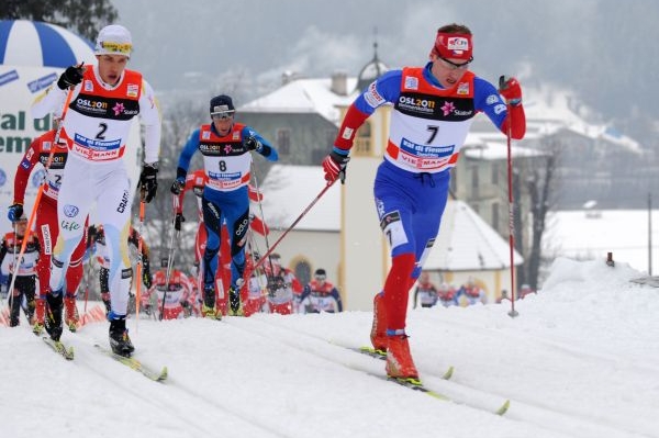 Lukáš Bauer předvedl ve Val di Fiemme výborný výkon.