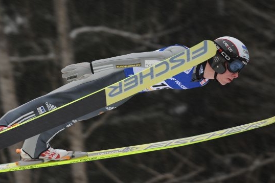 Český skokan Antonín Hájek obsadil v Kulmu sedmé místo.