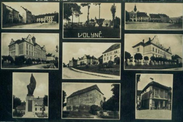 Volyně a okolní obce na starých pohlednicích.