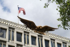 Velvyslanectví USA v Londýně.