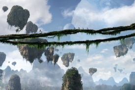 Na planetě Pandora jsou i nádherné létající ostrovy.