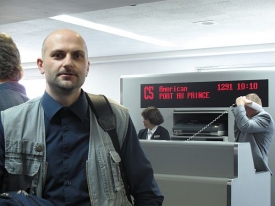 Martin Zamazal, reprezentant Charity ČR pro Haiti.