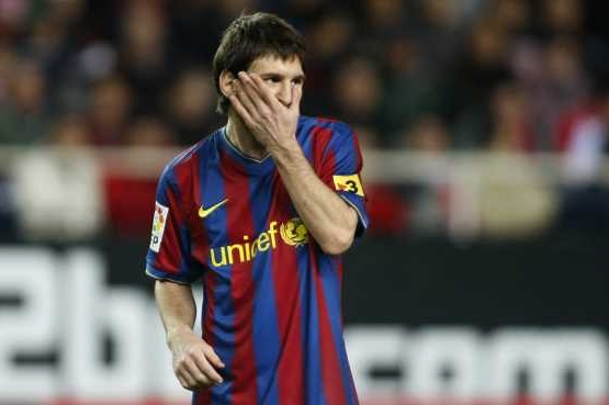 Argentinec Lionel Messi své Barceloně k postupu nepomohl.