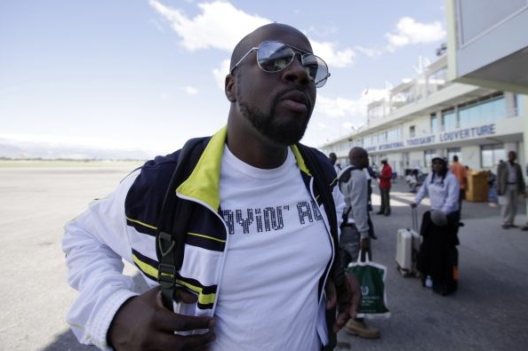 Raper Wyclef Jean. 