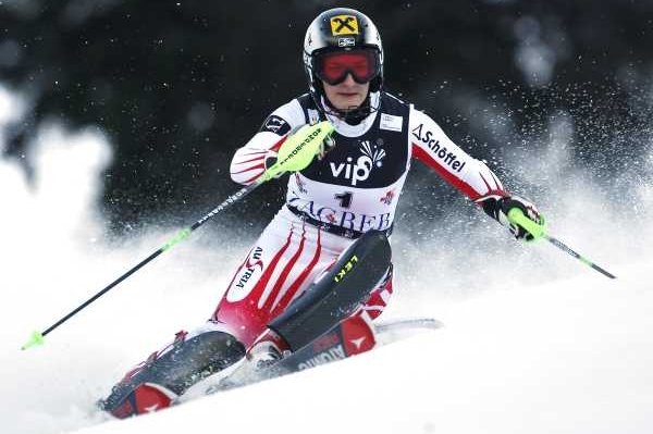 Rakušanka Kathrin Zettelová poprvé v sezoně vyhrála v obřím slalomu.