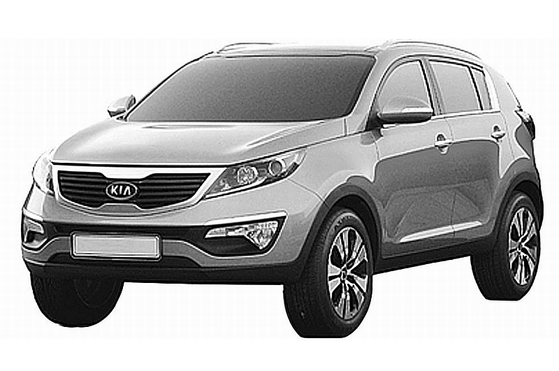 Nová Kia Sportage má masku vycházející z většího Sorenta.