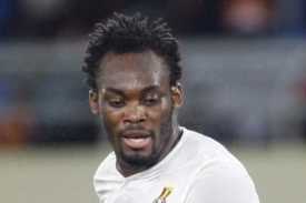 Hvězdný fotbalista Ghany Michael Essien. Hvězdný fotbalista Ghany Michael Essien.