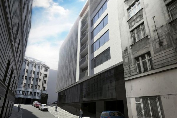 Vizualizace budovy nové radnice. Bude stát více něž 100 milionů.