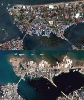 Přílivová vlna v roce 2004 smetla na poloostrově Aceh vše živé.