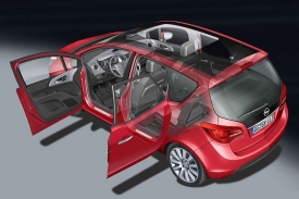 Nový Opel Meriva se snaží být co nejpraktičtější.