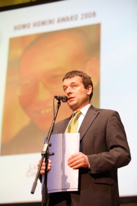 Ředitel organizace Člověk v tísni Šimon Pánek.