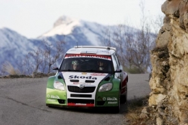 Ilustračn&iacute; foto. &Scaron;koda Fabia na loňsk&eacute; Rallye Monte Carlo.
