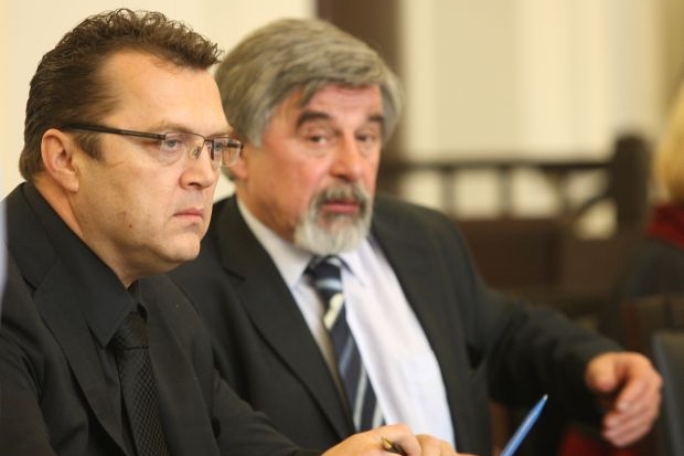 Jan Kočka (vlevo), bratr zavražděného Václava Kočky.