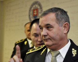 Policejní prezident Packa a viceprezidenti policejního sboru Kopčík.