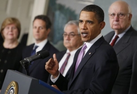 Obamův projev k hospodářské krizi.