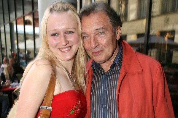 Karel Gott s dcerou Lucií.