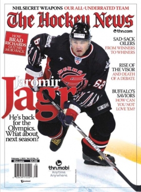 Jarom&iacute;r J&aacute;gr na titulce prestižn&iacute;ho magaz&iacute;nu.