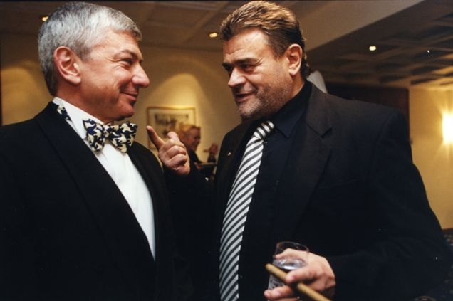 Karel Svoboda s bývalým šéfem Novy Vladimírem Železným.