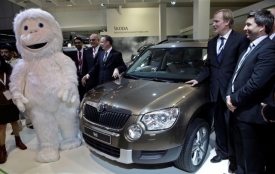 Škoda Yeti se tento měsíc snažila prosadit i na indickém autosalonu.