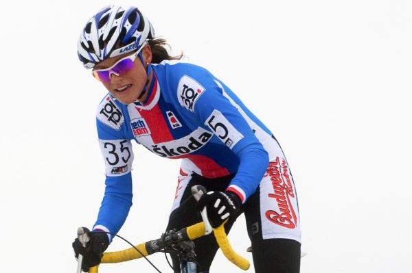 Kateřina Nashová na trati MS v Táboře.