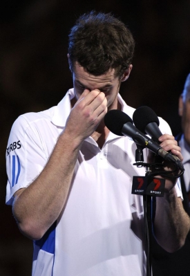 Andy Murray byl po utkání naměkko.