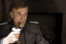 Christoph Waltz v Hanebných panchartech Quentina Tarantina.