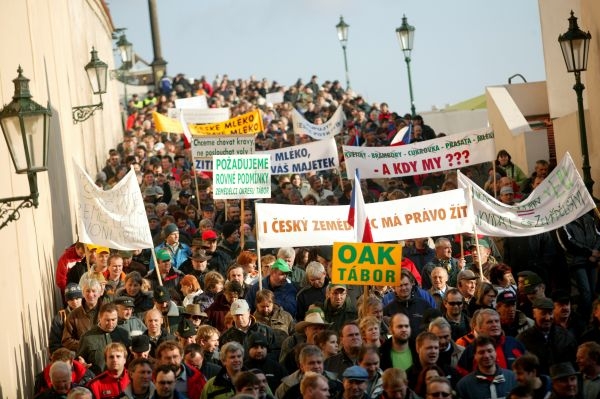 Zemědělci zvažují první letošní demonstrace (ilustrační foto).