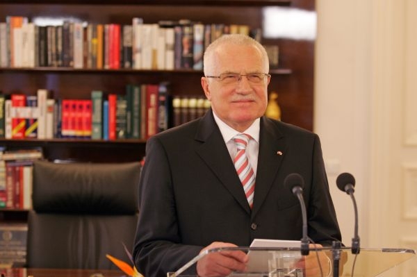 Prezident republiky Václav Klaus. 