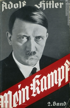 Obálka Mein Kampf, Hitler za něj inkasoval miliony.