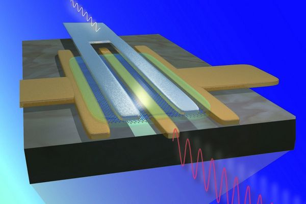 Grafenový tranzistor dosáhl rekordní frekvence 100 GHz.