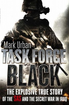 Přebal knihy Task Force Black o speciálních operacích v Iráku.