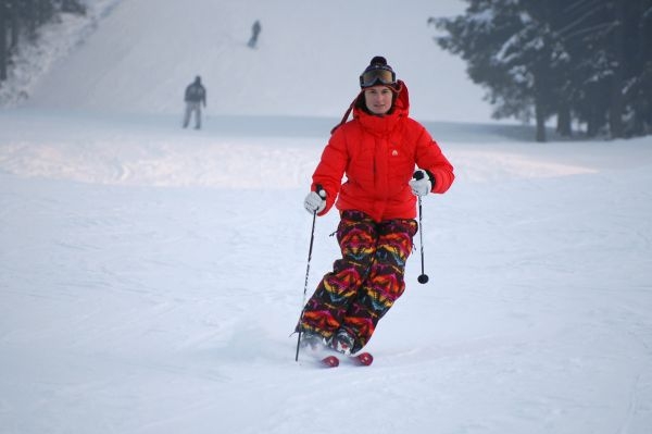 Nikola Sudová při tréninku.