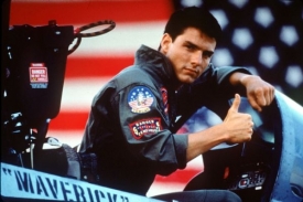 Tom Cruise ve filmu Top Gun.