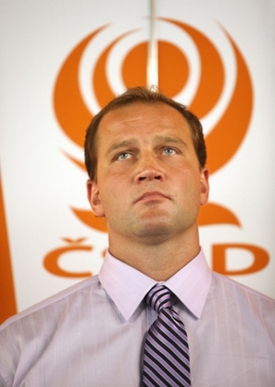 Jiří Ślégr, hokejista a sociální demokrat.