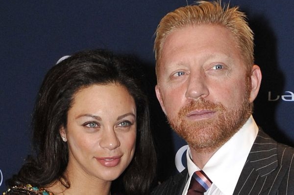 Boris Becker s manželkou.