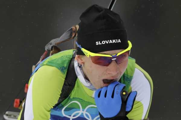 První slovenská medailistka ze zimních olympijských her Kuzminová.