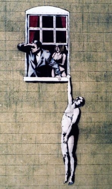 Banksy um&iacute; odhalit, co je třeba.