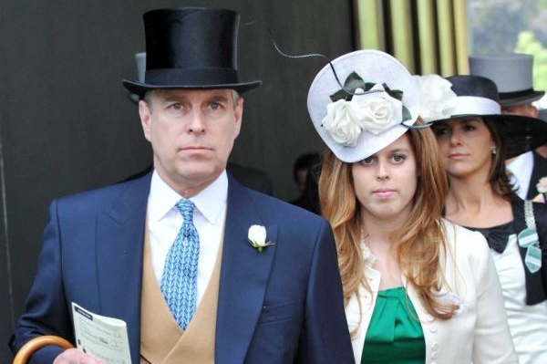 Princ Andrew a jeho dcera Beatrice.