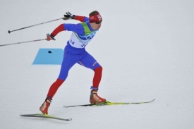 Lukáš Bauer na olympijské trati ve Whistleru.