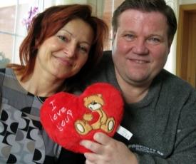 Valentýnská neděle u Škromachů v Rohatci... a teď ještě kafíčko.