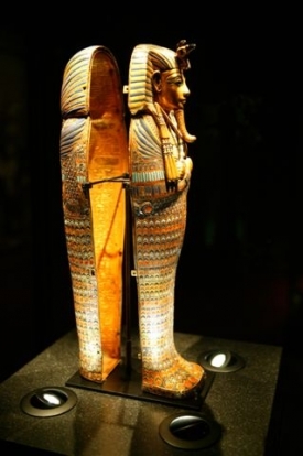 Z vídeňské výstavy o egyptském vládci.