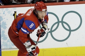Alexandr Ovečkin vstřelil v &uacute;vodn&iacute;m utk&aacute;n&iacute; na olympi&aacute;dě dva g&oacute;ly.