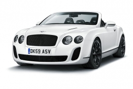Kabriolet Bentley Continental Supersports pro&scaron;el odlehčovac&iacute; k&uacute;rou.