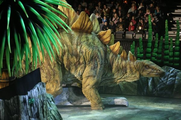 V pražské O2 Areně bylo k vidění patnáct dinosaurů.